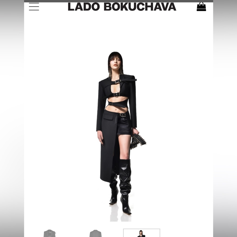 LADO BOKUCHAVA REVERSED SHIBARI TRENCH - Small